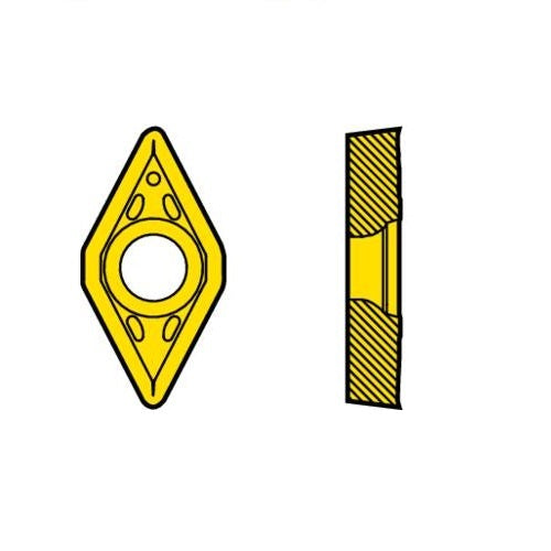 Seco Turning Insert DCMT Insert Style - M3 7° CVD Coated3