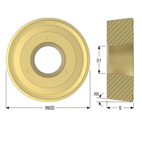 Seco Turning Insert R Shape Code 5.2 x 6.35 x 16mm X Insert Type - RR94 7° Grade TP3501 ± 0.13/± 0.05mm RCMX160600-RR94 Pack of 102