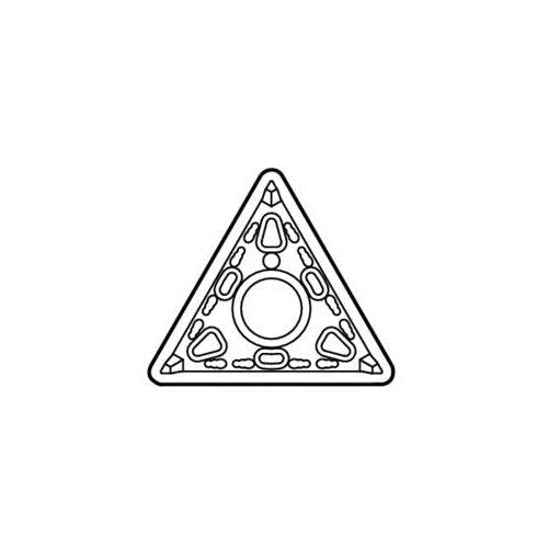 Seco Turning Insert T Shape Code 4.76 x 0.79 x 9.53mm G Insert Type - M6 Grade TP1501 ± 0.13/± 0.05mm Tolerance TNMG160408 - M6,TP1501 - Pack of 10 - AIMS Industrial Supplies