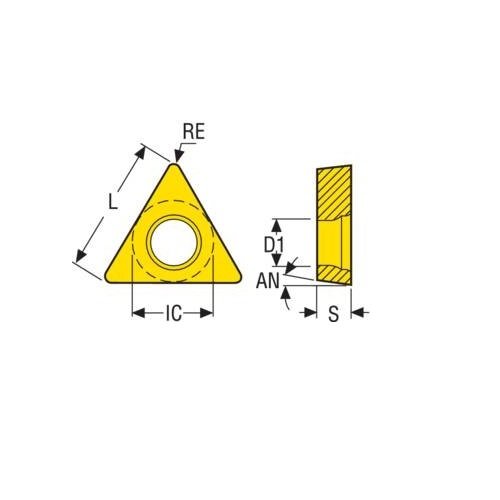 Seco Turning Insert TCMT Insert Style - F1 7° Grade TS2000 - AIMS Industrial Supplies