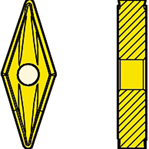 Seco Turning Insert V Shape Code 4.76 x 0.8 x 9.53mm G Insert Type - FF2 Grade TP3501 ± 0.13/± 0.05mm Tolerance VNMG160408-FF2,TP3501 - Pack of 52