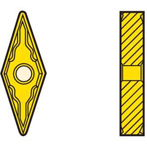 Seco Turning Insert V Shape Code 4.89 x 0.8 x 12.7mm G Insert Type - MF3 Grade TP25 VNMG220408-MF3-203 Pack of 103