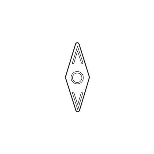 Seco Turning Insert V Shape Code 4.76 x 0.8 x 12.7mm G Insert Type - MR4-203 Grade 883 ± 0.13/± 0.05mm Tolerance VNMG220408-MR4-203,883 - Pack of 10 - AIMS Industrial Supplies