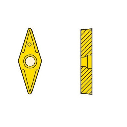 Seco Turning Insert VBGT Insert Style - M3 5° Grade HX3