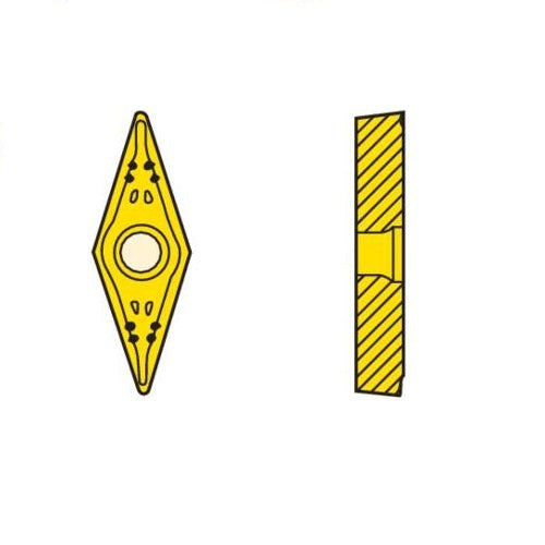 Seco Turning Insert VBMT Insert Style - F1 5° PVD Coated3