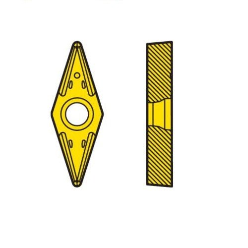 Seco Turning Insert VBMT Insert Style - M3 5° CVD Coated - AIMS Industrial Supplies