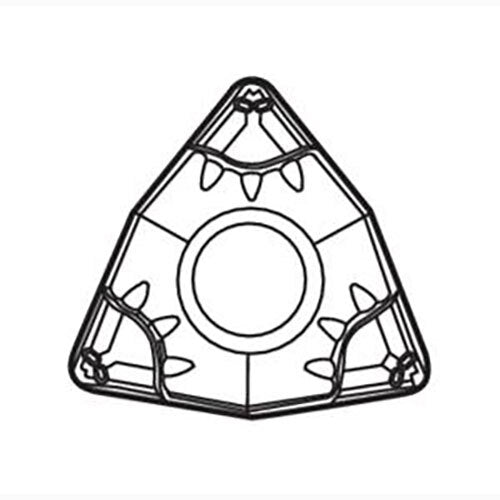 Seco Turning Insert W Shape Code 4.76 x 0.8 x 12.7mm G Insert Type - MF5 Grade TS2000 ± 0.13/± 0.05mm Tolerance WNMG080408-MF5,TS2000 - Pack of 104