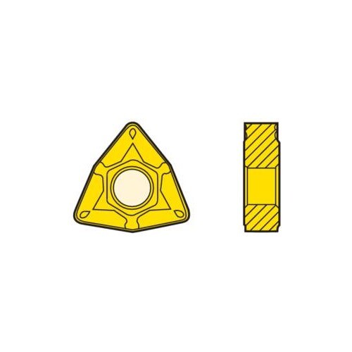 Seco Turning Insert W Shape Code 4.76 x 0.8 x 9.53mm G Insert Type - M3 Grade TP1501 ± 0.13/± 0.05mm Tolerance WNMG060408-M3,TP1501 - Pack of 102