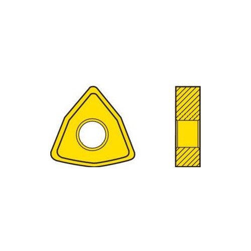 Seco Turning Insert W Shape Code 4.76 x 1.19 x 12.7mm A Insert Type - MR9 Grade TK0501 ± 0.13/± 0.05mm Tolerance WNMA080412-MR9,TK0501 - Pack of 102