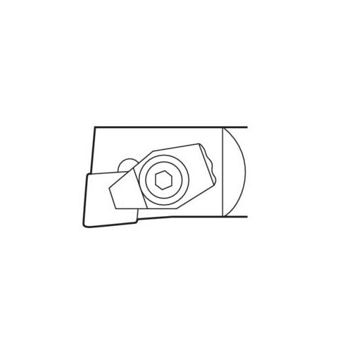 Seco Turning Internal Toolholder (Solid Steel - Clamp Lock - L Type) 3