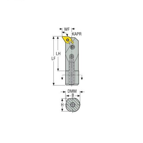 Seco Turning Internal Toolholder (Steel - Multiple Lock - U Type) - AIMS Industrial Supplies