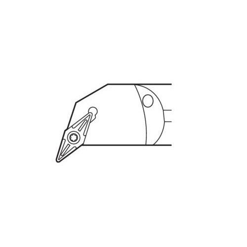 Seco Turning Internal Toolholder (Steel - Screw Lock - Q Type) Left - AIMS Industrial Supplies