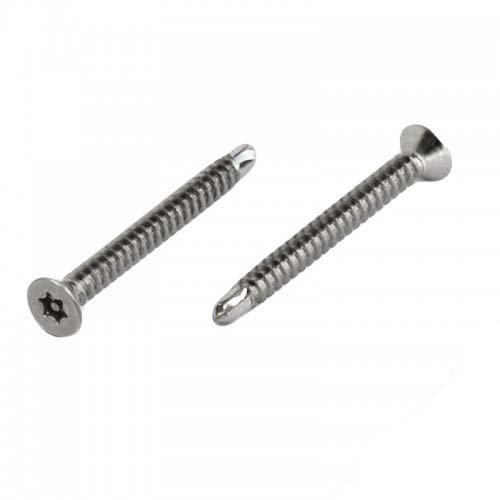 Security Countersunk Post Torx Self Drilling Screw - Stainless Steel - AIMS Industrial Supplies