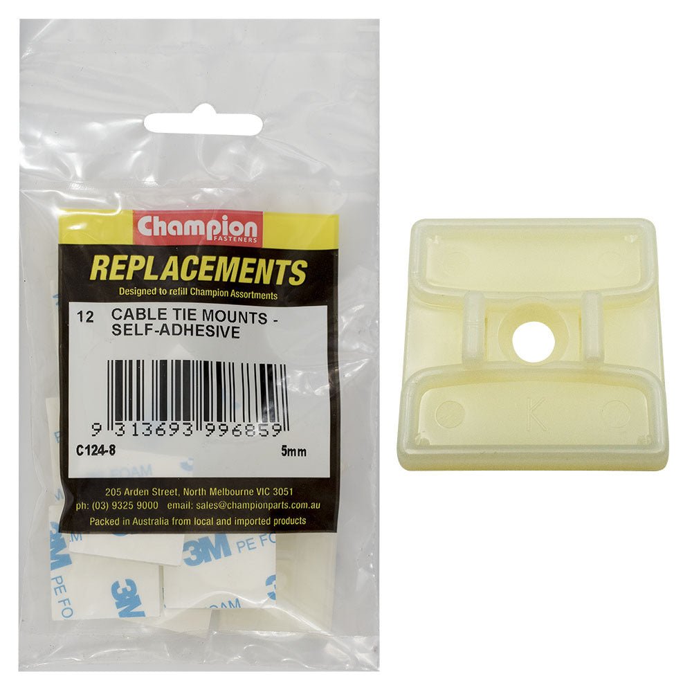 Self-Adhesive Cable Tie Mount - AIMS Industrial Supplies