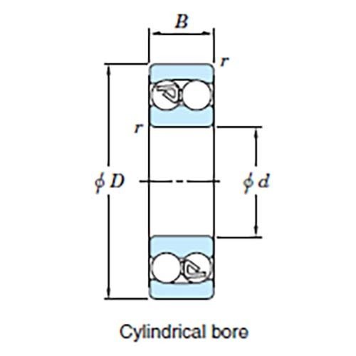 Self Aligning Ball Bearing Cylindrical Bore 2200 Series - AIMS Industrial Supplies
