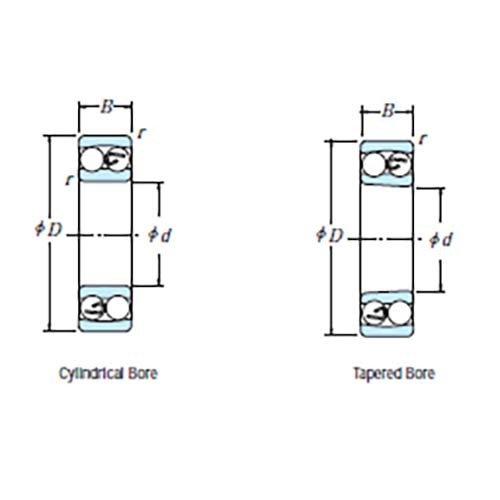 Self Aligning Ball Bearing Cylindrical Bore2