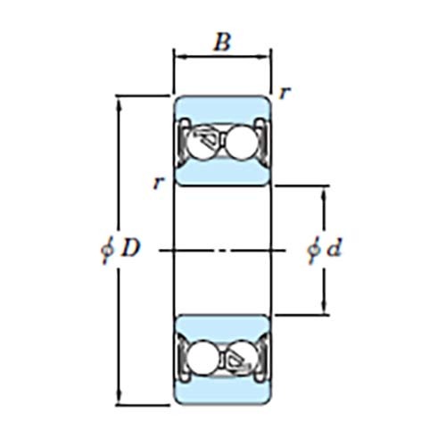 Self Aligning Ball Bearing Rubber Seals2