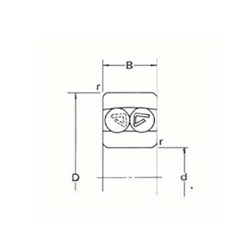 Self Aligning Bearing Parallel Bore - Metric - AIMS Industrial Supplies