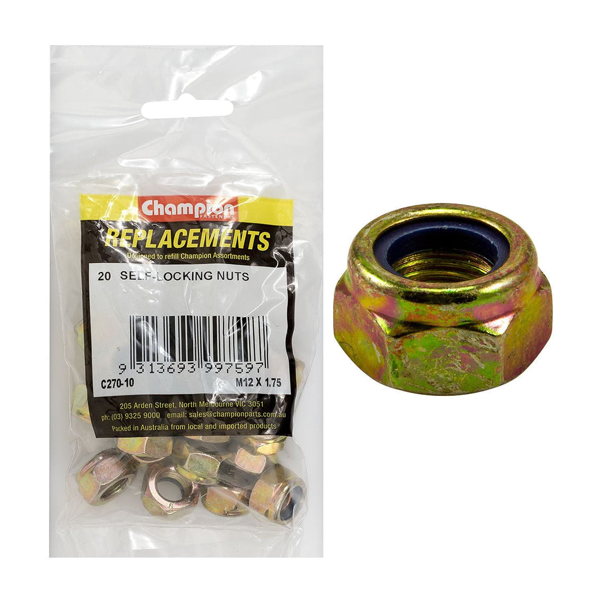 Self Locking Nut Assortment Refill