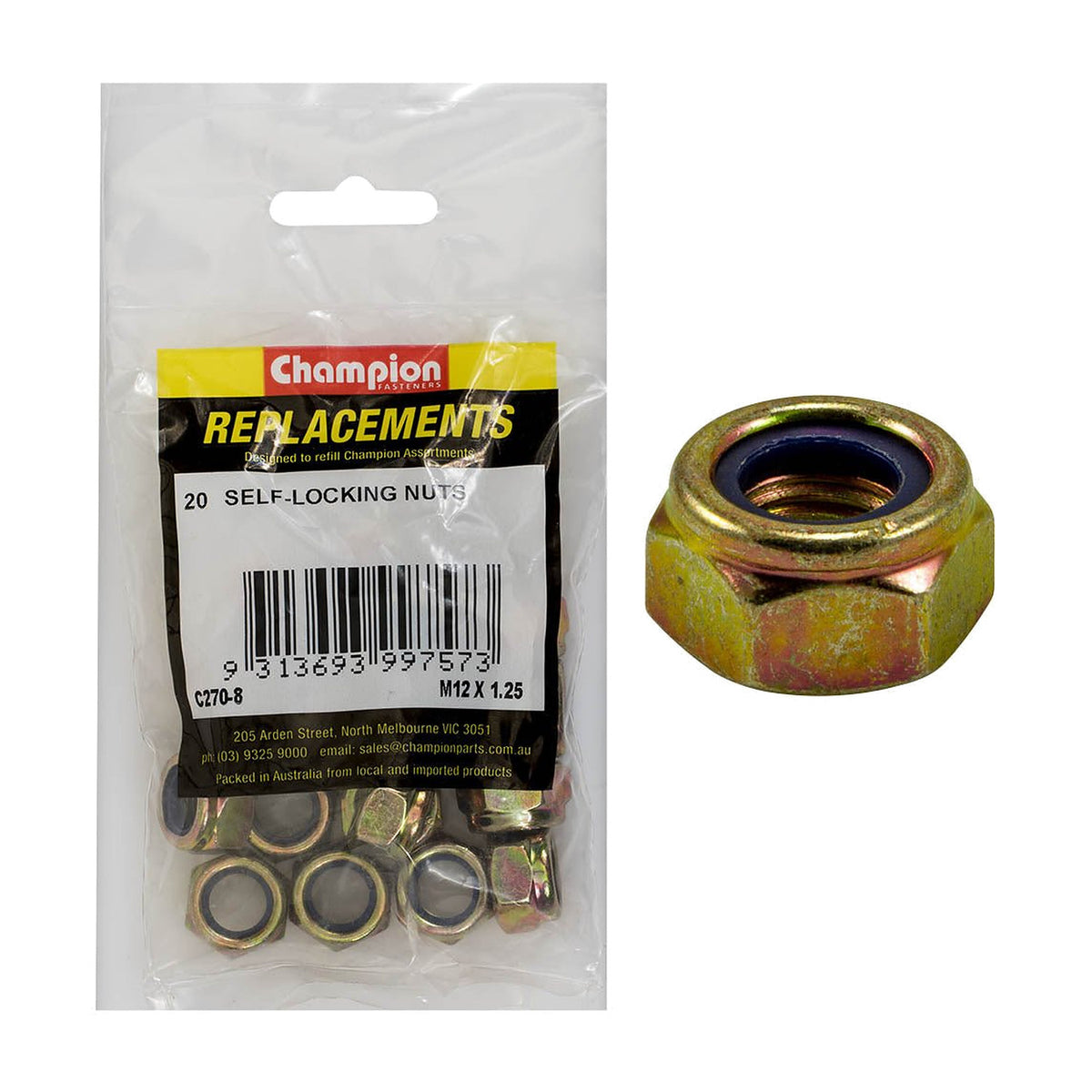 Self Locking Nut Assortment Refill