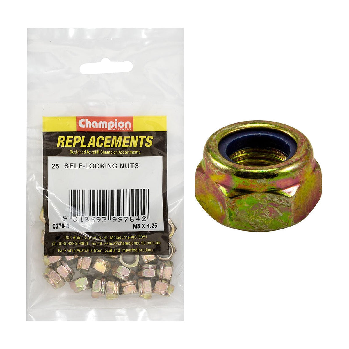 Self Locking Nut Assortment Refill