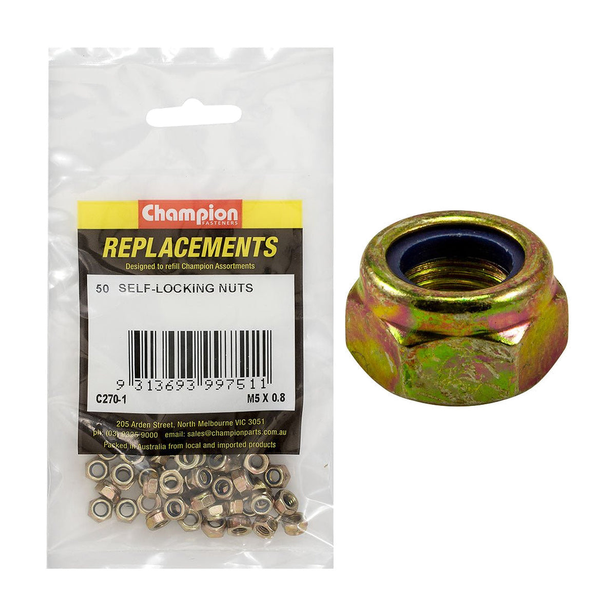 Self Locking Nut Assortment Refill