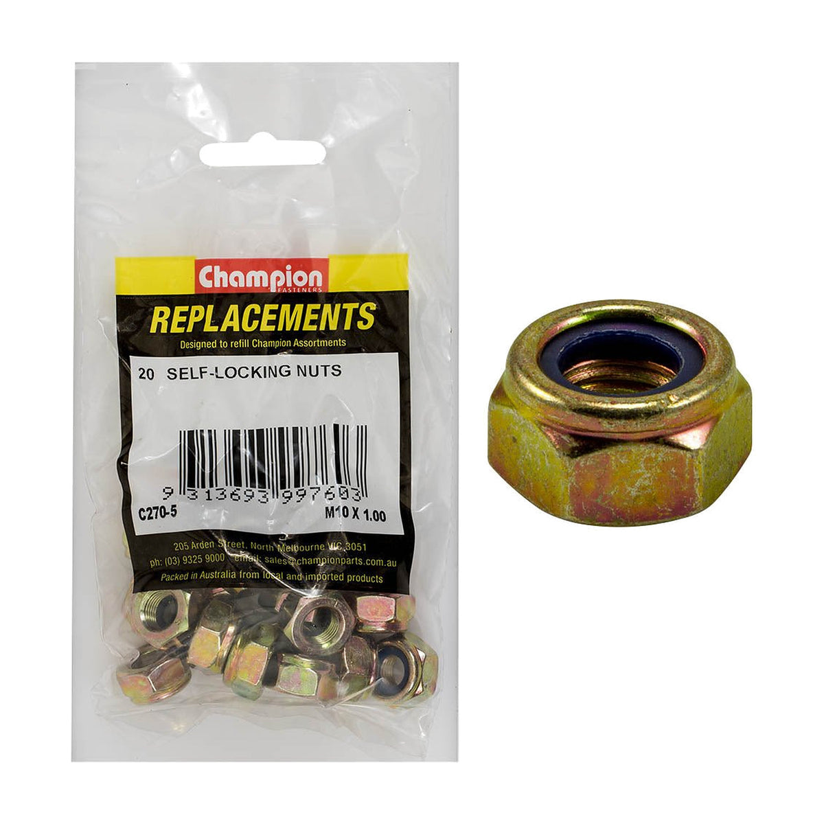 Self Locking Nut Assortment Refill