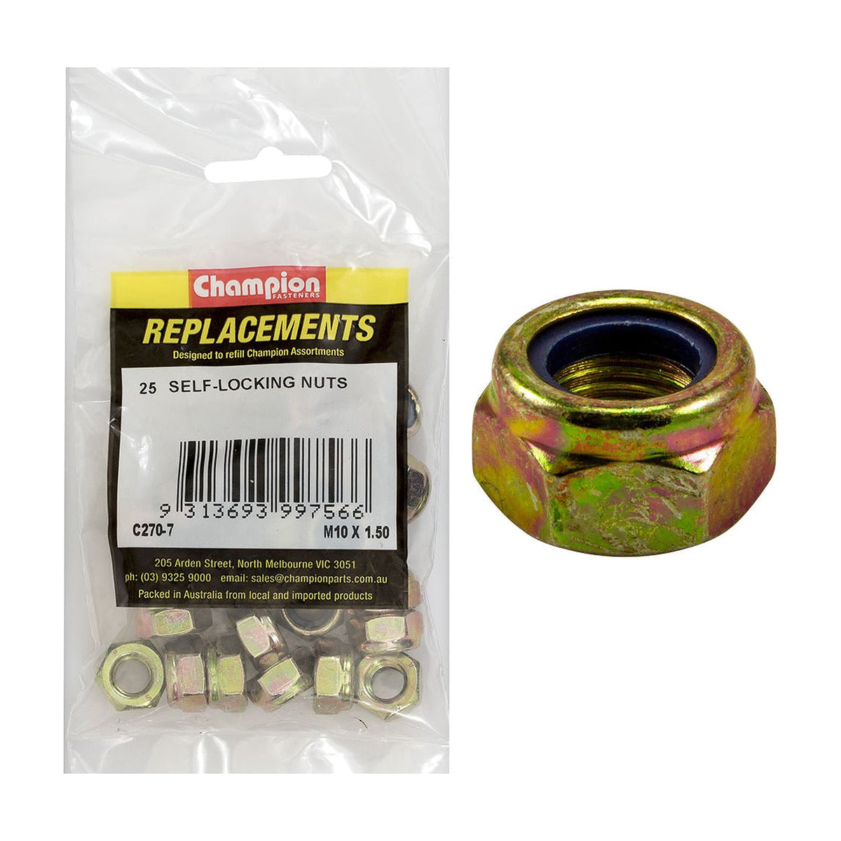 Self Locking Nut Assortment Refill