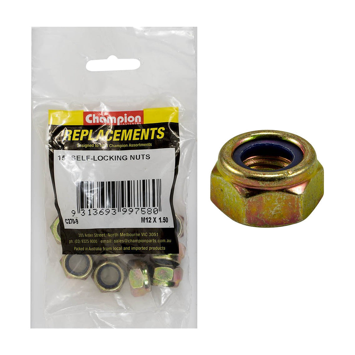 Self Locking Nut Assortment Refill