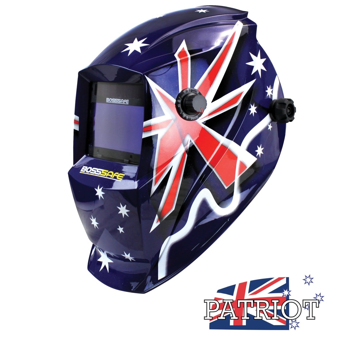 Set of 6 - Bosssafe Patriot Trade Electronic Welding Helmet - AIMS Industrial Supplies