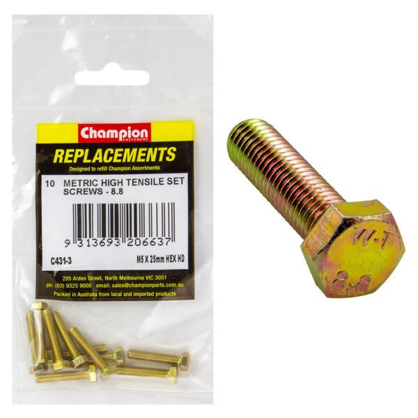 Set Screw Metric Assortment Refill (CA431) - AIMS Industrial Supplies