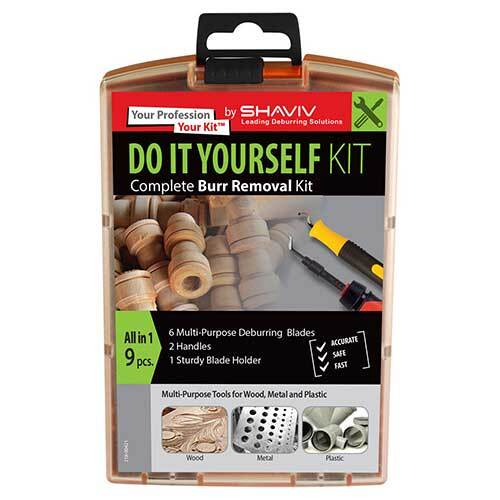 Shaviv SH25400051 Do It Yourself Kit Deburring Tool Pack of 9 - AIMS Industrial Supplies