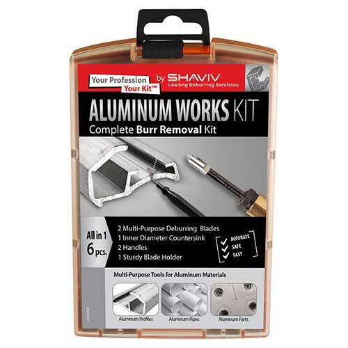 Shaviv SH25400056 Aluminium Works Kit Deburring Tool Pack of 6 - AIMS Industrial Supplies