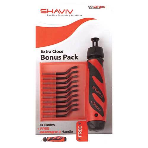 Shaviv SH25500179 10 x E100S (Cobalt) Extra Close Deburring Set1