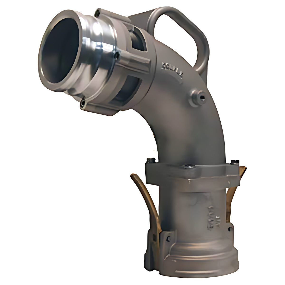 Dixon Side Seal Drop Elbow with Adapter Inlet - Aluminum