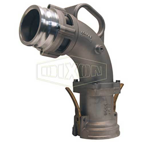 Side Seal Drop Elbow with Adapter Inlet - Aluminum1