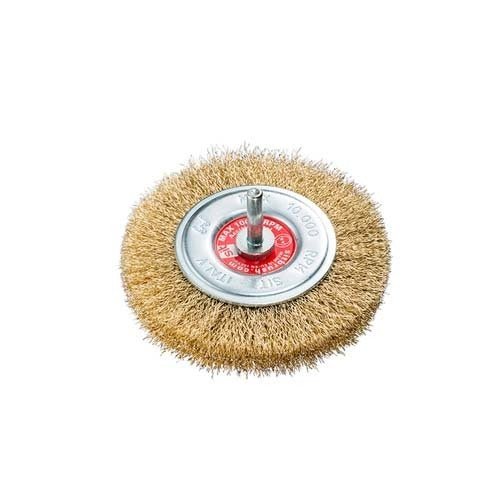 SIT Brass Crimped Circular Brush - AIMS Industrial Supplies