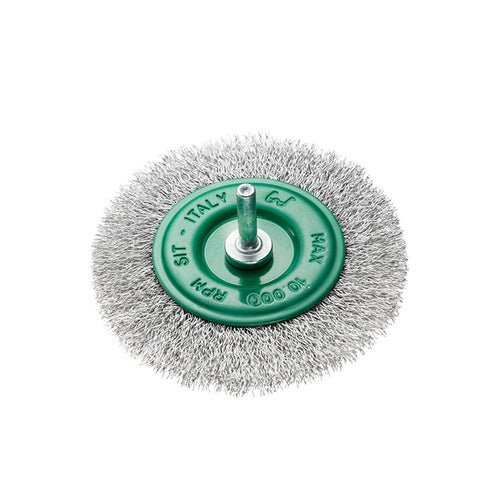 SIT Stainless Steel Crimped Circular Brush - AIMS Industrial Supplies