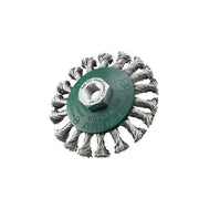 SIT Stainless Steel Twist Knot Conical Brush 95mm x M10 BCZ95.02SS - AIMS Industrial Supplies