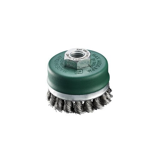 SIT Stainless Steel Twist Knot Cup Brush - AIMS Industrial Supplies