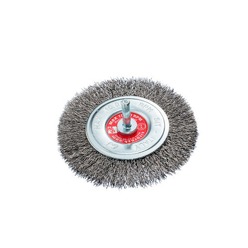 SIT Steel Crimped Circular Brush 100mm x M6  GG103