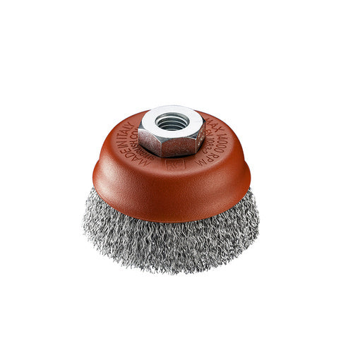 SIT Steel Crimped Cup Brush 75mm x M10  BT80.021