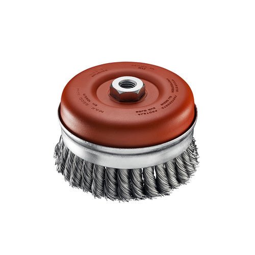 SIT Steel Twist Knot Cup Brush 150mm x M14 2 Row TU152 - AIMS Industrial Supplies