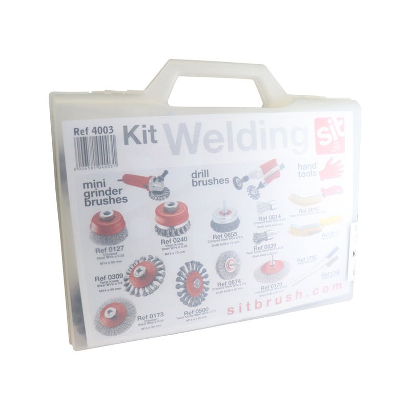 SIT Surface Prep Wire Brush Welders Kit, 14pieces - AIMS Industrial Supplies