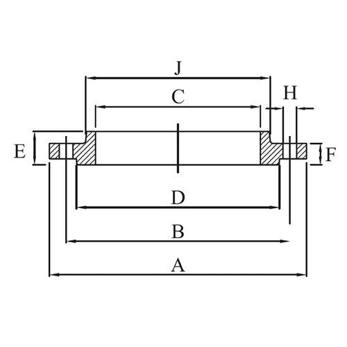 Slip - On Weld Flange ANSI B16.5 C300 - AIMS Industrial Supplies
