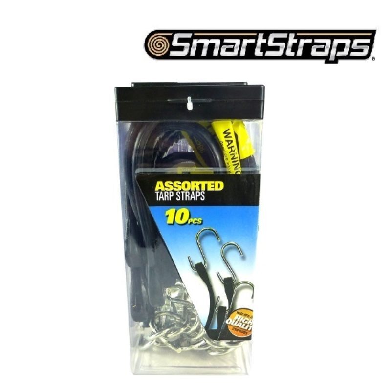 SmartStraps 116ATS Tarp Strap Assorted (Standard) - 10 Pieces - AIMS Industrial Supplies