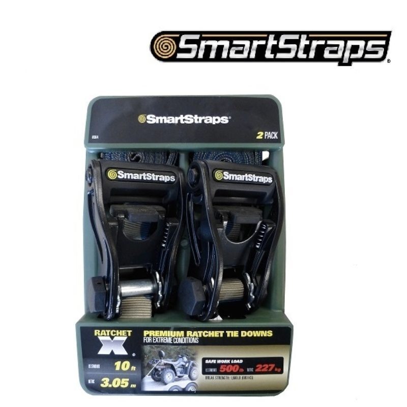 SmartStraps Ratchet X Tie Down Camo Strap 3m - 2/Pack - AIMS Industrial Supplies