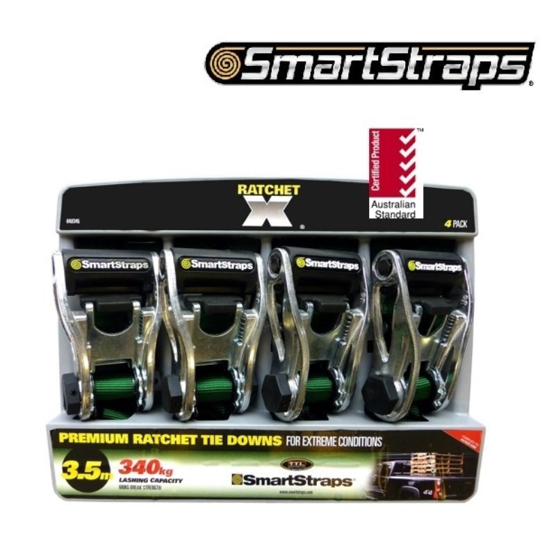 SmartStraps Ratchet X Tie Down Strap - Standard - AIMS Industrial Supplies