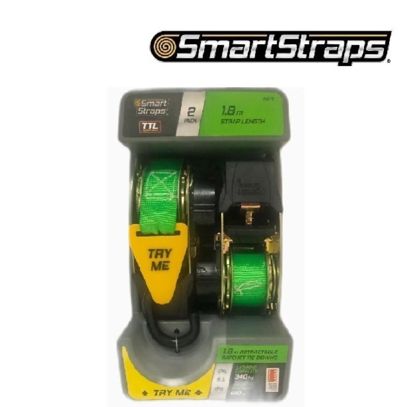 SmartStraps Retractable Tie Down Strap - AIMS Industrial Supplies