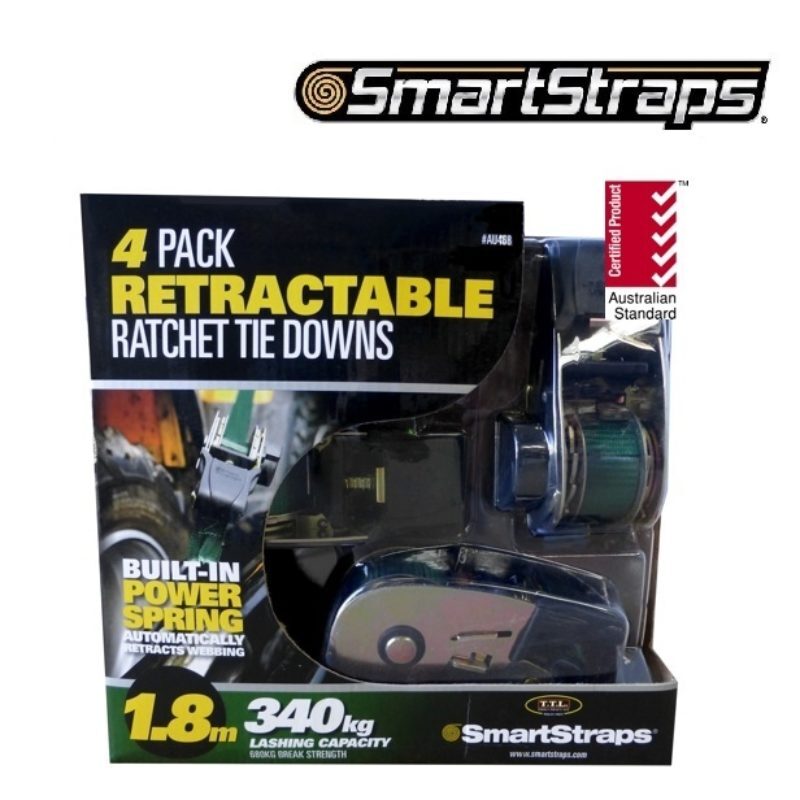SmartStraps Retractable Tie Down Strap - AIMS Industrial Supplies